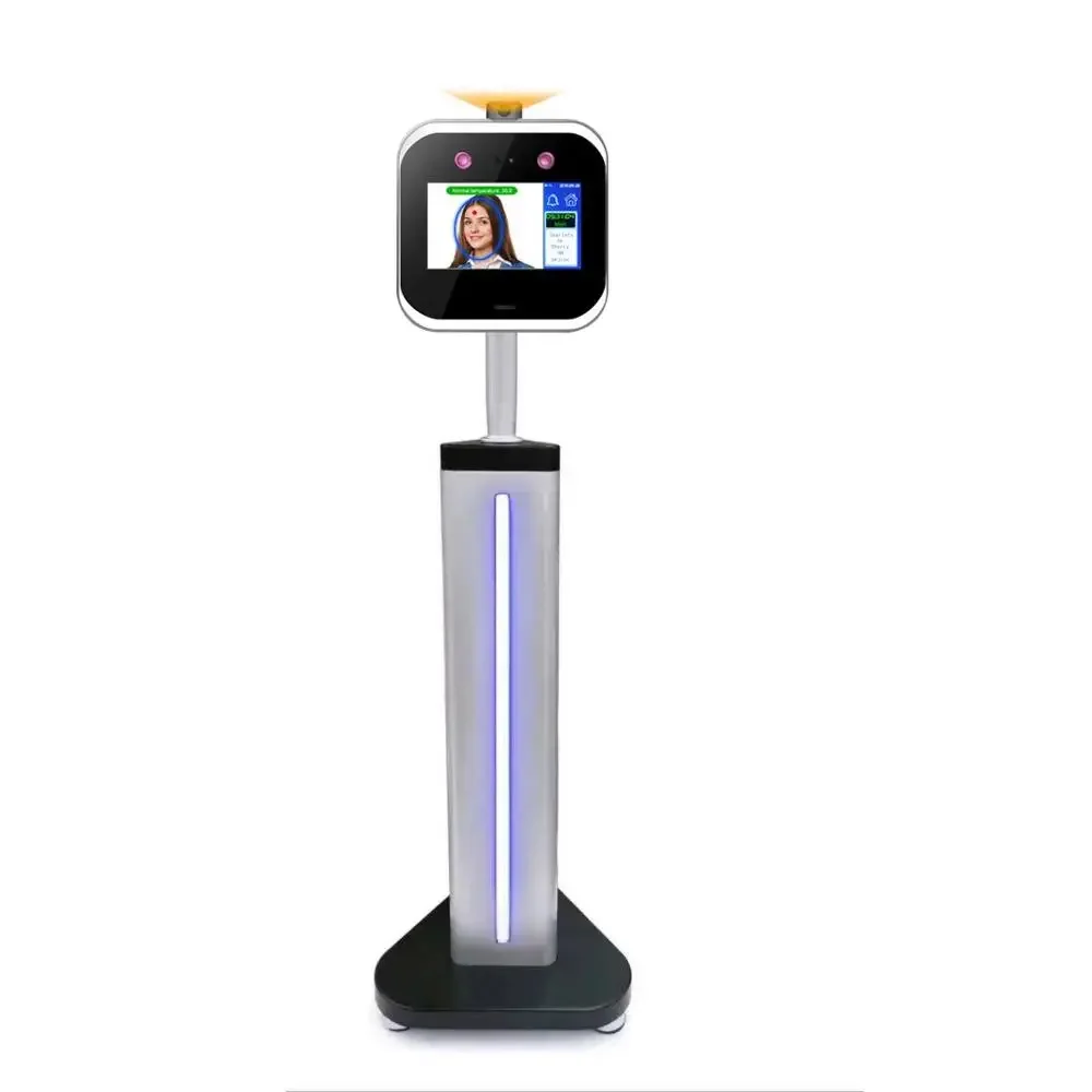 Body  Scanner Walk Through Face Recognition Infrared Thermal Control For Desktop And Pole