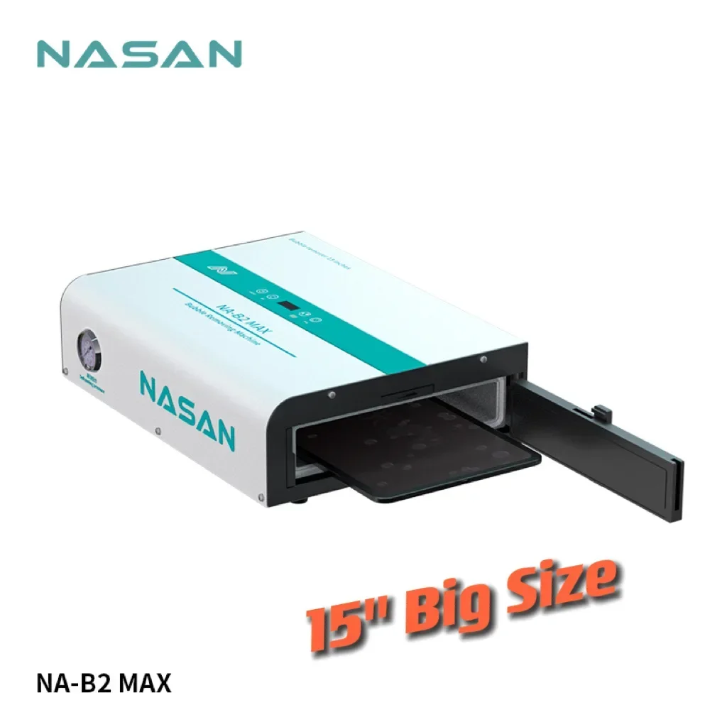 NASAN NA-B2Max 14inch big size lcd screen auto clave for tablets phones screen bubble removing