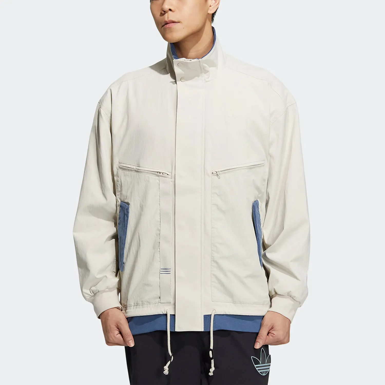 

Мужская спортивная куртка Adidas Originals WW JACKET с воротником-стойкой HY7242