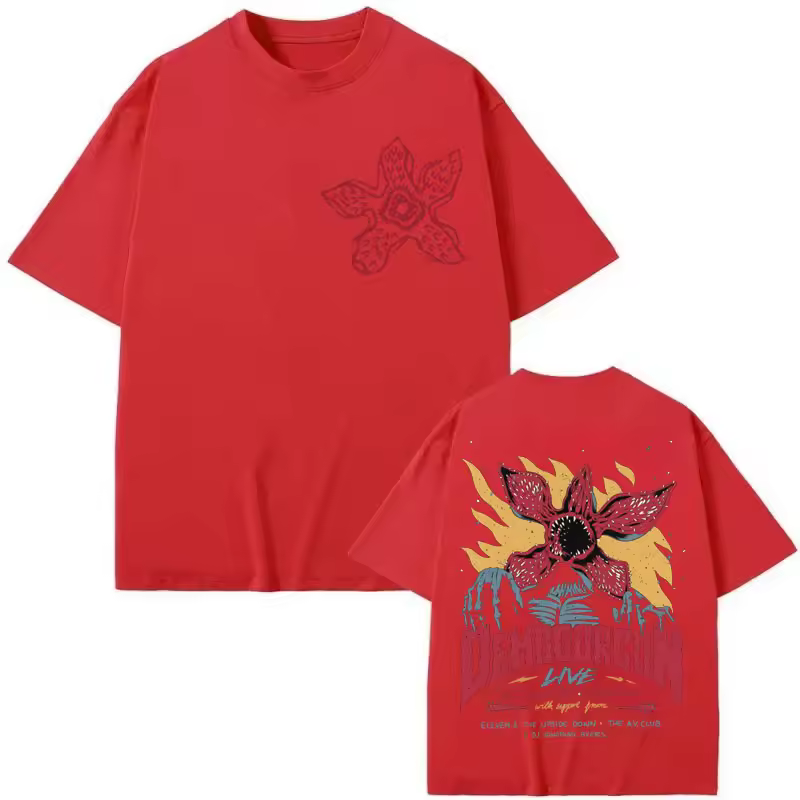 Eddie Munson The Demogorgon T-shirt Cannibal Flower Monster Graphic T Shirts Men Women Clothing Gothic Fashion Vintage T-shirts - Image 11