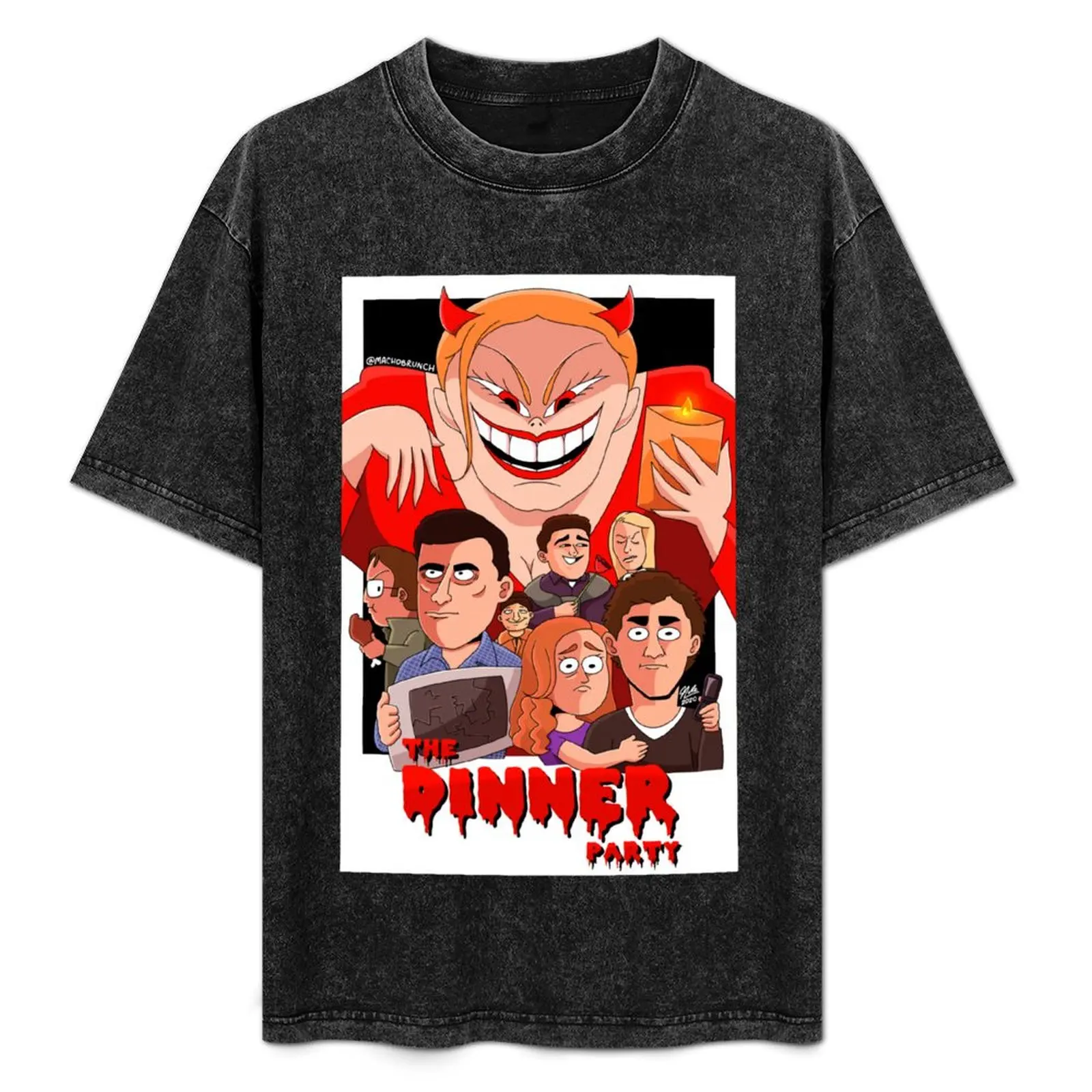 

The Dinner Party T-Shirt Basic Breathable Solid Color T-Shirt