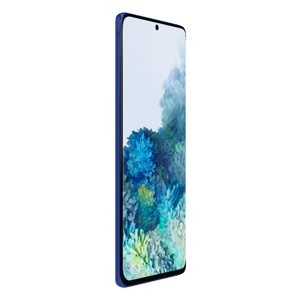 هاتف Samsung Galaxy S20+ G986U1 G986F 5G بشاشة 6.7 بوصة وذاكرة وصول عشوائي 12 جيجابايت وذاكرة قراءة فقط 128 جيجابايت وكاميرات خلفية ثلاثية NFC بدقة 64 ميجابكسل ثماني النواة s20 plus