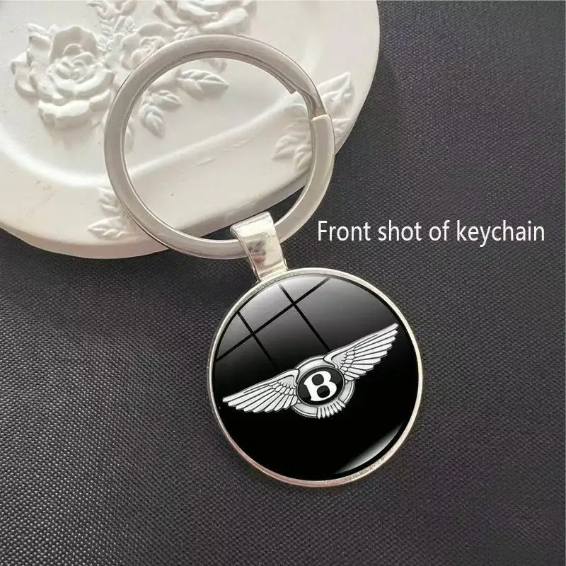 Colgante de llavero con patrón de icono de coche de lujo, llavero exquisito y de nicho para el nuevo Bentley Flying SpurContinentalGTBentaygaMulsanne