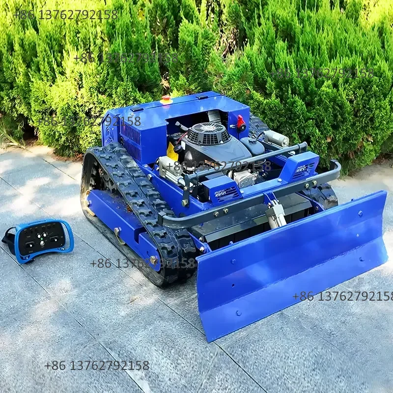 【2026】 US Spot Cutter Remote Control Lawn Mower with Tracks Petrol