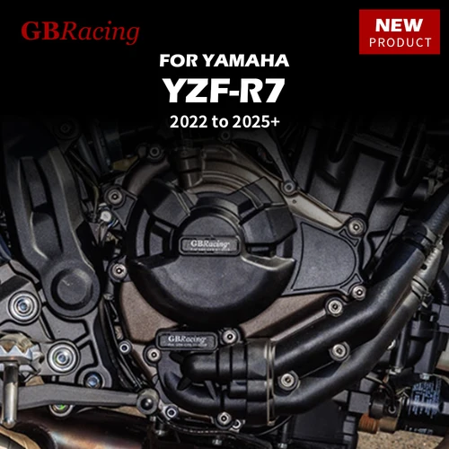 GB Racing R7 2022 a 2025 cubierta protectora de motor de motocicleta para YAMAHA YZF-R7 cuerpo y marcos piezas de cubierta de protección de pulso de embrague