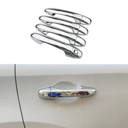 Car Door Handle Cover for Toyota RAV4 RAV 4 2013 2014 2015 2016 2017 2018 Door Handle Trim Sticker Styling Accessories
