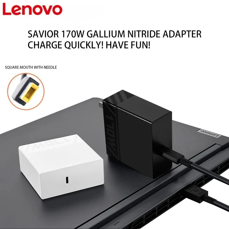 Lenovo Legion Power Adapter Computer Charger C170W Pd3.1 Type-C C to C Cable Suitable for Legion Phones Tablets Laptops