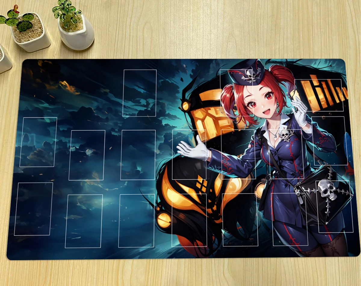 YuGiOh Playmat  Tour Guide From The Underworld TCG CCG mat Board Game Pad Trading Card Game Mat Rubber Mousepad Free Bag 60x35cm
