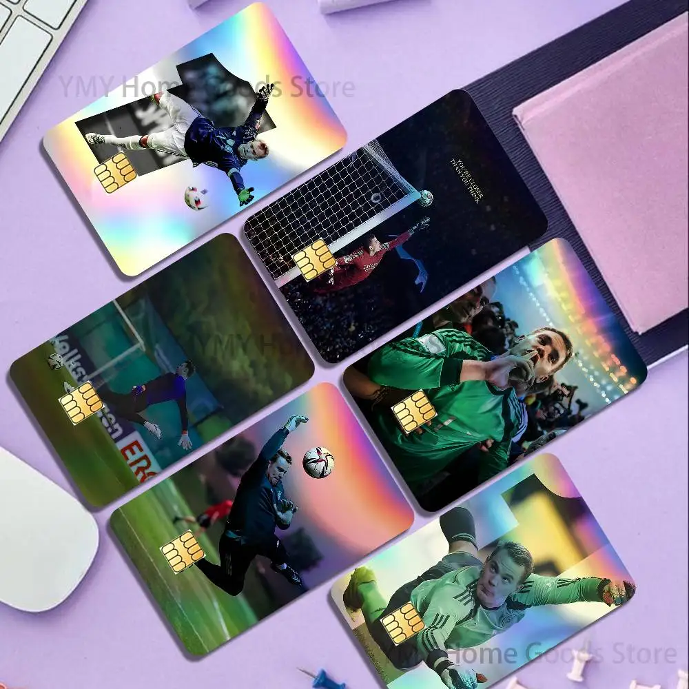 

Germany Soccer 1 Manuel N-Neuer Holographic Laser Shinny Film Skin Cover Sticker for Debit Credit Card Bank Card