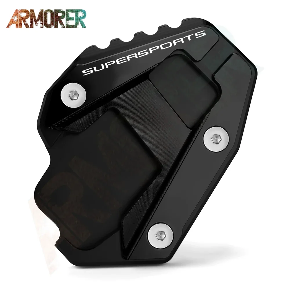 

Motorcycle Side Stand Enlarger Kickstand Extension Sidestand Aluminum Plate Pad For Ducati Supersport 950 950S Supersport S