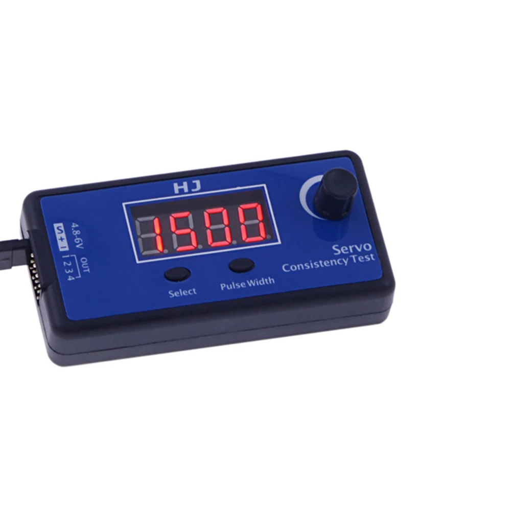 DC5-6V Digital Servo Tester/ESC Consistency Tester for FPV RC Helicopter Airplane Car Servo Tester Tool PPM Signal Test