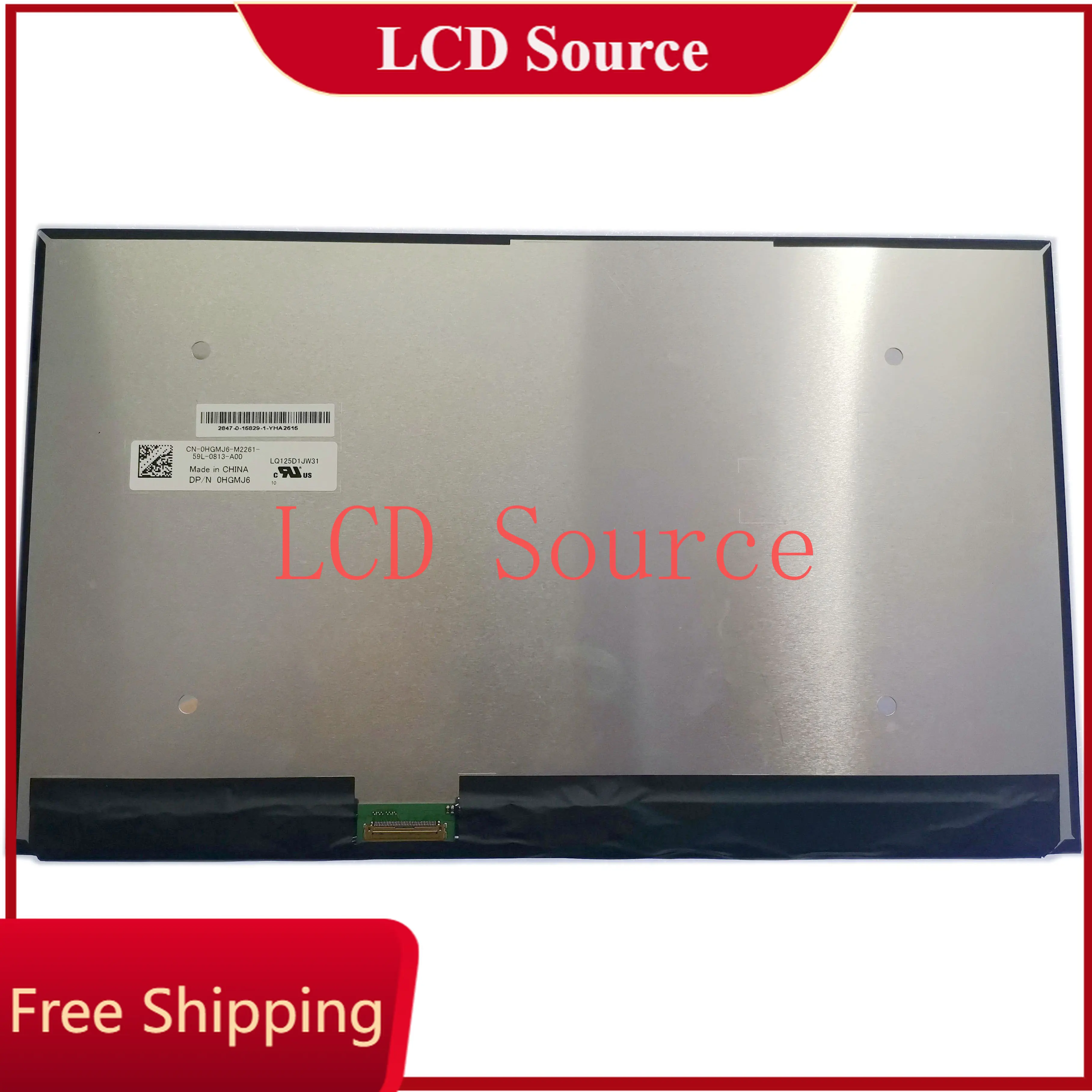 

LQ125D1JW31 4K 12.5" Exact 3840X2160 EDP Slim Display UHD For Dell XPS 12 9250 Laptop LED LCD Screen