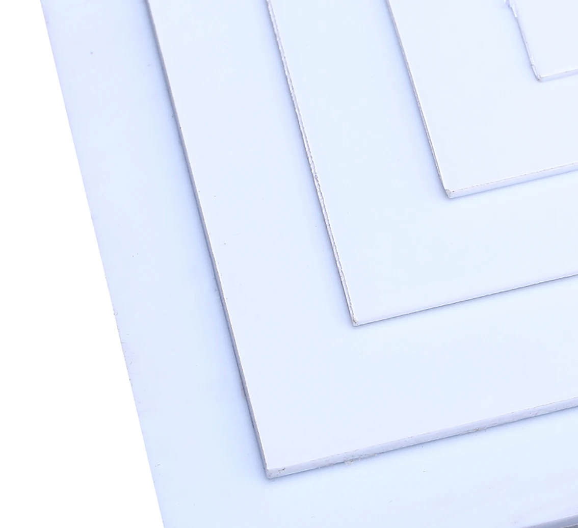 1Pcs Thickness 0.5mm-5mm White ABS Plastic Board Model Sheet Material for DIY Model Part Accessories 100*100mm 200*200mm