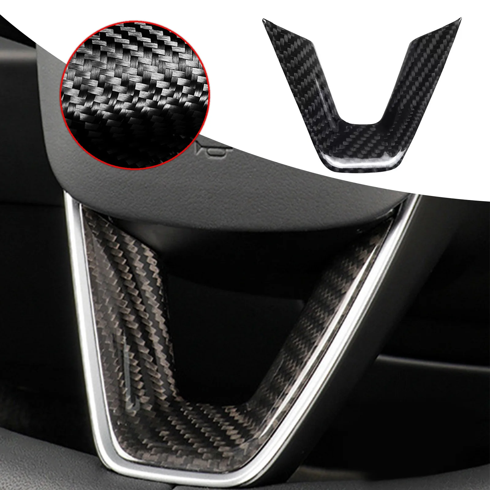 For Tesla Model 3 Highland 2023-2025 All Models Steering Wheel Lower Cover Trim