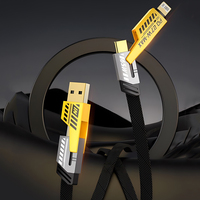65W USB Type C Cable 4 in 1 PD 27W Fast Charging Data Cable For iPhone 15 14 13 Pro Max Samsung Xiaomi Huawei iPad USB C Cable