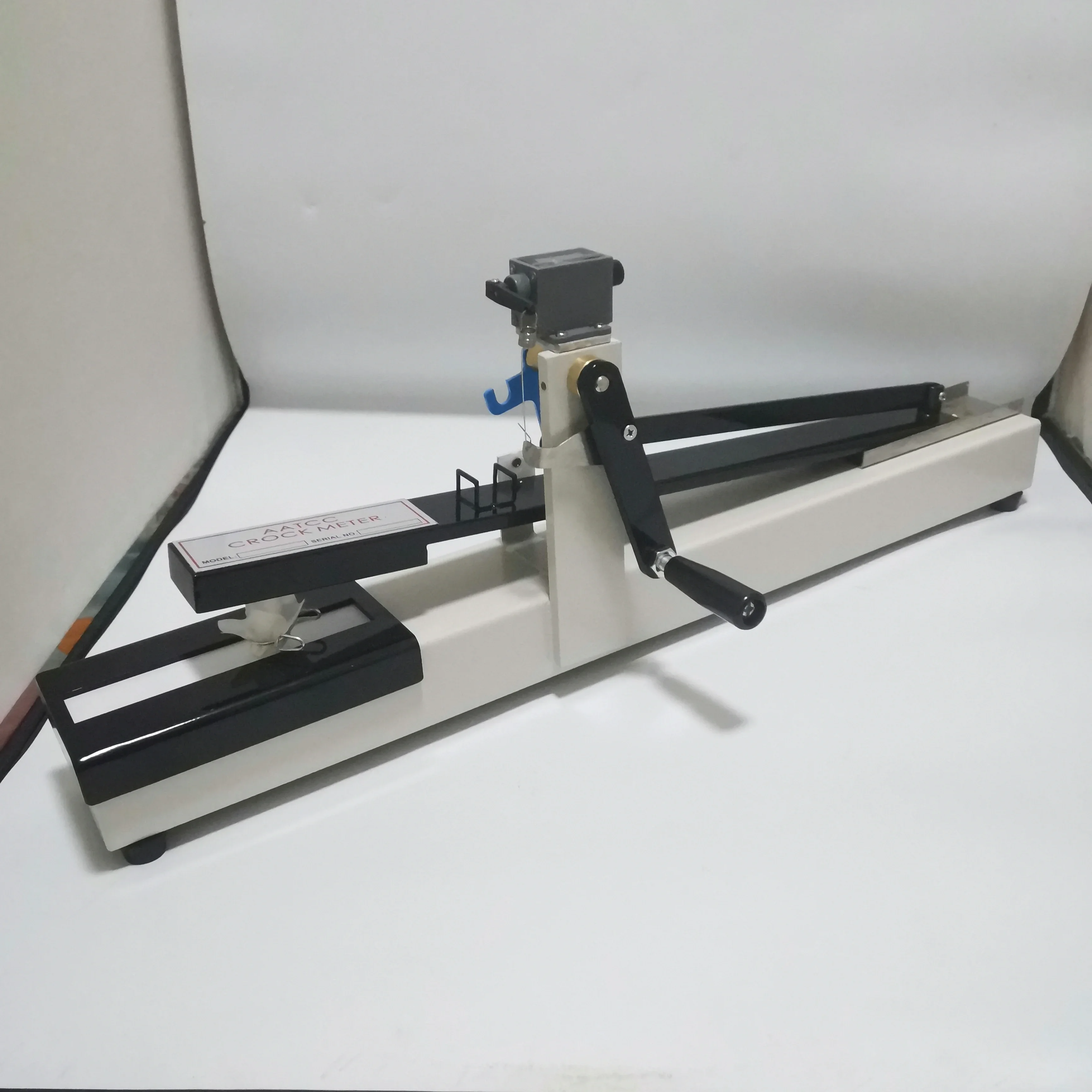 جهاز اختبار ثبات فرك مقياس كروكميتر اليدوي | آلة اختبار ثبات ألوان النسيج الجاف والرطب #2