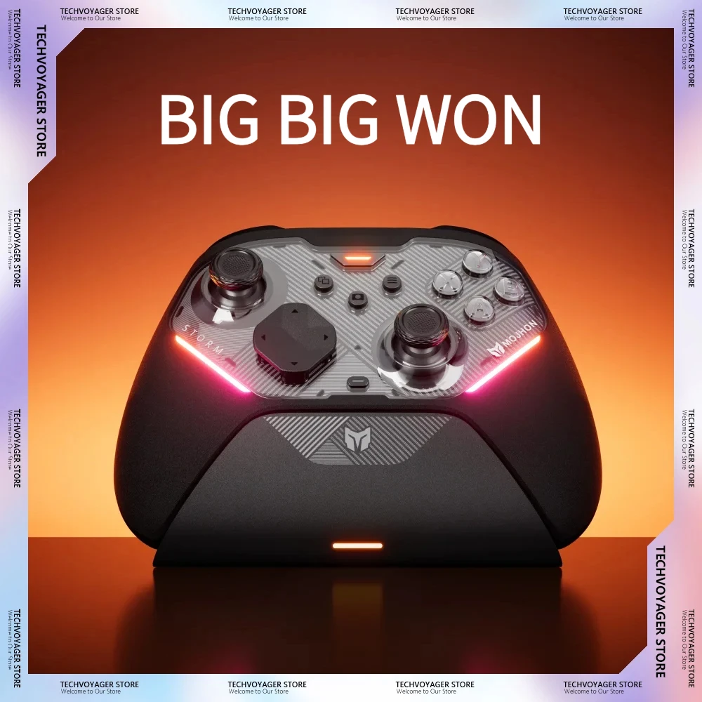 Игровые контроллеры BIG BIG WON Gale 2, беспроводные Bluetooth-геймпады для Switch, FPS, киберспорта, с карбоновой пленкой, для ПК/iOS/Android/Switch
