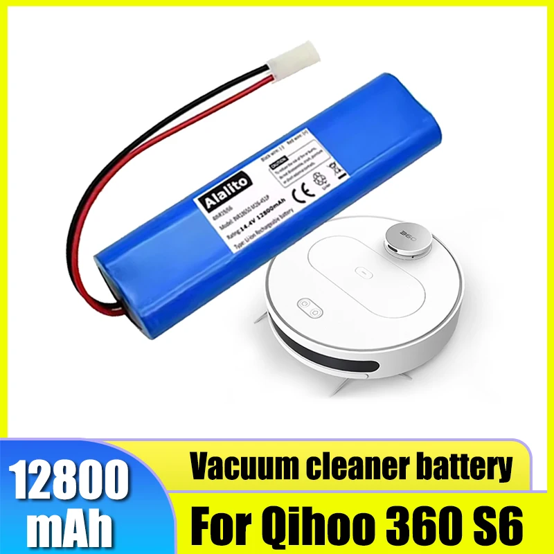For Qihoo 360 S6 robot vacuum cleaner battery replacement, S6/Defal Xplorer 75 series (RG7675WH, RG7687WH)