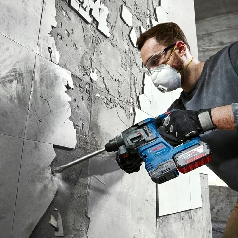 Imagem -06 - Bosch Gbh 185-li Martelo Rotativo Broca de Impacto Ferramenta Nua Sds Plus 18v Recarregável Concreto Martelo Elétrico Ferramenta Elétrica