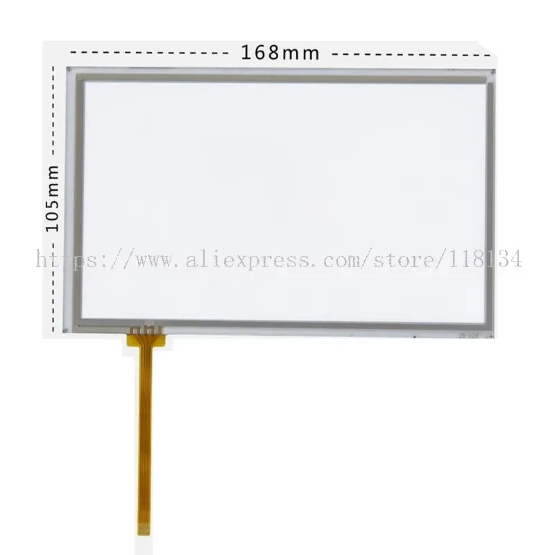 ZB-226 ZB-226-V1 7inch  touch screen touch panel digitizer /Front Label Overlay Protective Film
