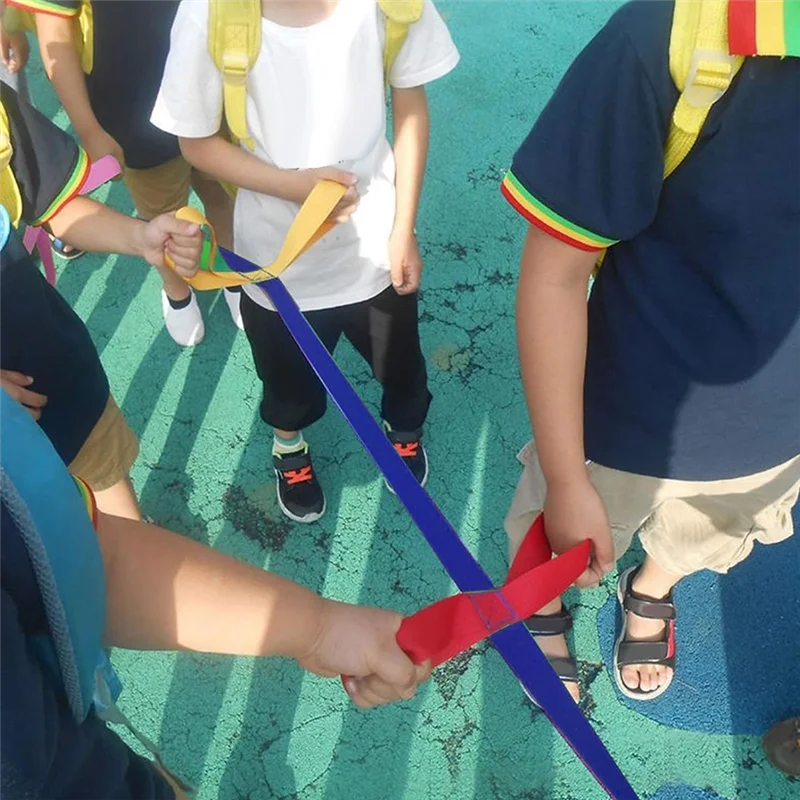 RALCA-Children' S Safety Walking Ropes 2 Pack- 12 Colorful Handles Included, Perfect For Outdoor Daycare For Preschool Teachers