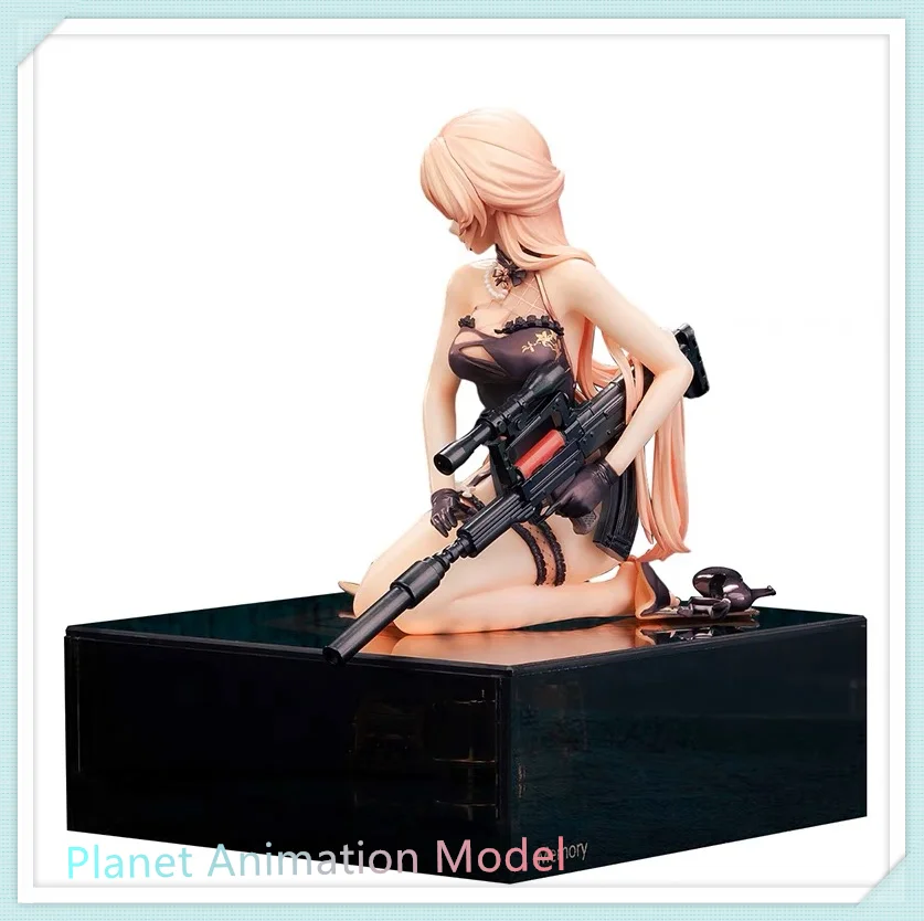 

Original In Stock 18CM Reverse Studio Girls Frontline OTs-14 Purple Rain Heart Trauma Damage Ver 1/8 PVC Action Figure Model Dol