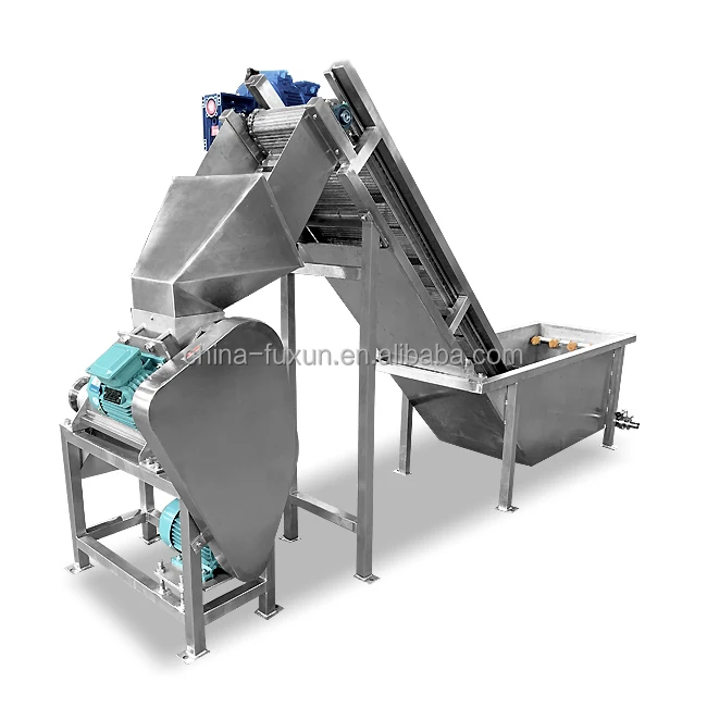 Automatic Industrial Citrus Juicer Double Screw Presses Screw Industrial Carrot Juicer Machine