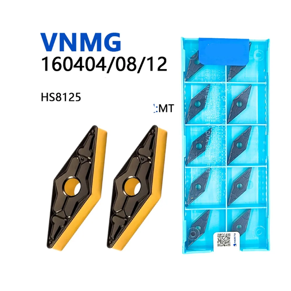 

HUAZHICHUN 10 шт. VNMG160404-MT HS8125 Кермет-вставка внутренний токарный инструмент Режущий инструмент с ЧПУ Высококачественные токарные инструменты