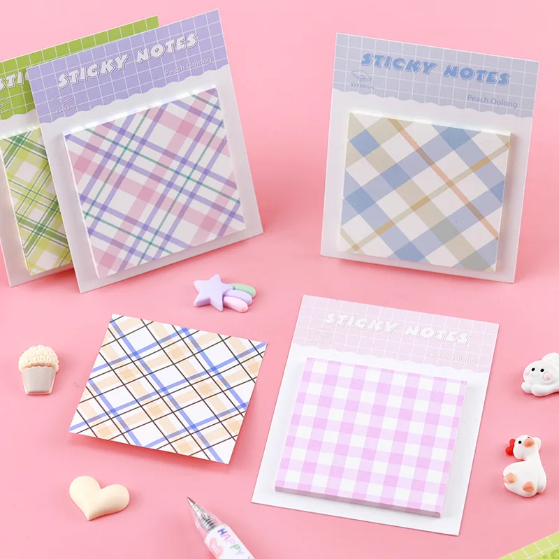Simple Office School Supplies Style Pattern Sticky Note Student Prize Office Portable Easy To Small Fresh Memo Pad Lovely Kawai