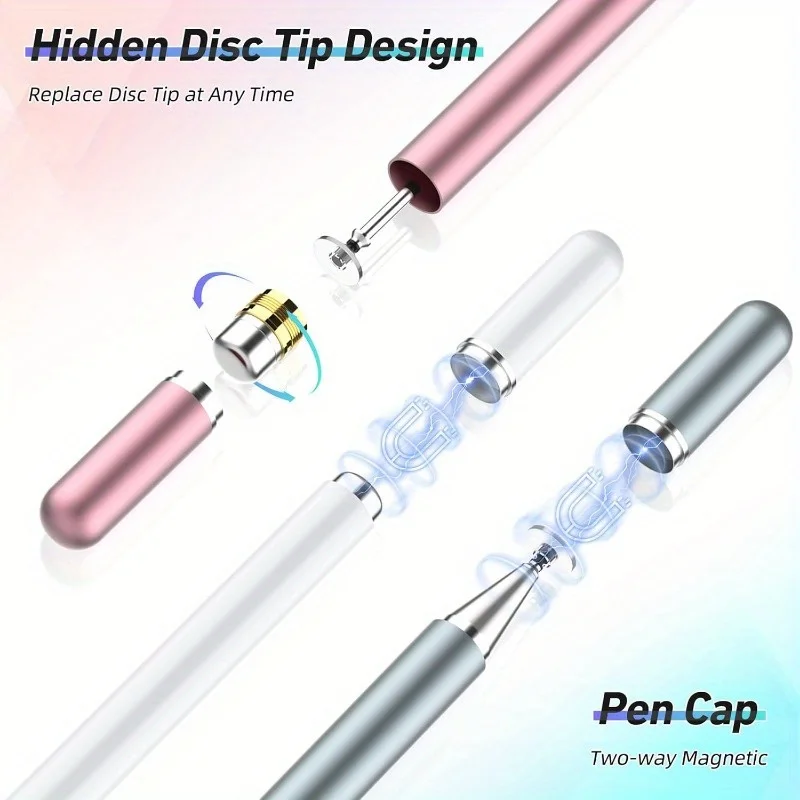 Stylus Pen for iPad Pro/iPhone/Android Tablets and All Capacitive Touch Screens Capacitor Pen for Digital Drawing Note Taking