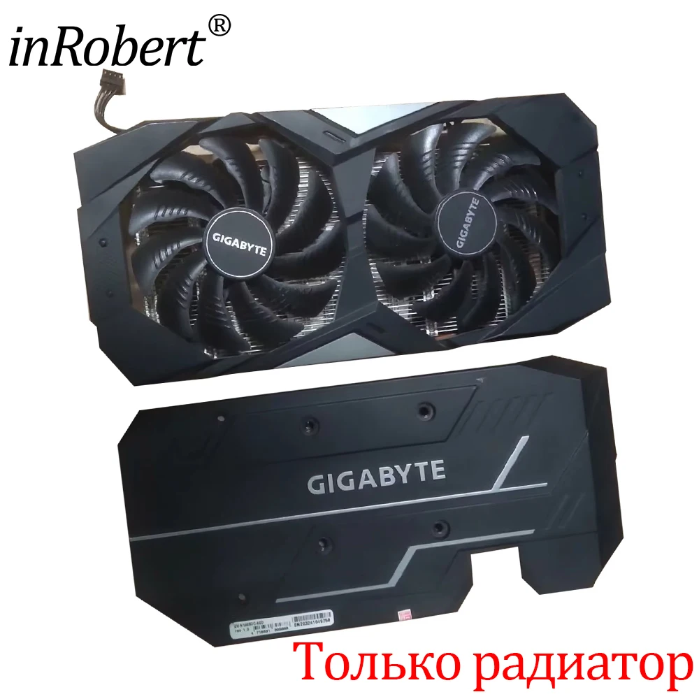 

Graphics Video Heatsink for Gigabyte Geforce GTX1660 Supper OC 6G Video Card Cooling with backplate