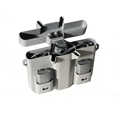 Imagen 2 del producto Estuche portátil, cubierta protectora de carcasa dura, cuerpo de batería, módulo de transmisión de imagen, caja de almacenamiento para accesorios de Dron DJI NEO 2