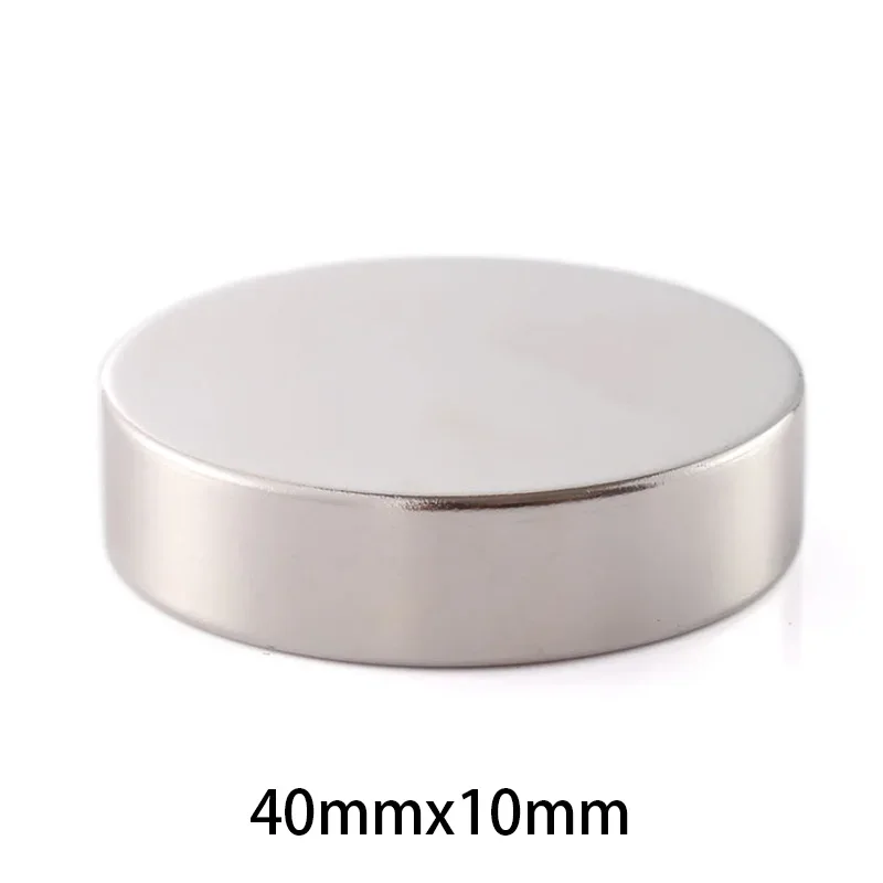 1/2/5/10Pcs Circular Strong Permanent Magnet 40x10mm N35 Long Disc Rare Earth Magnetic Round Neodymium Powerful Magnet