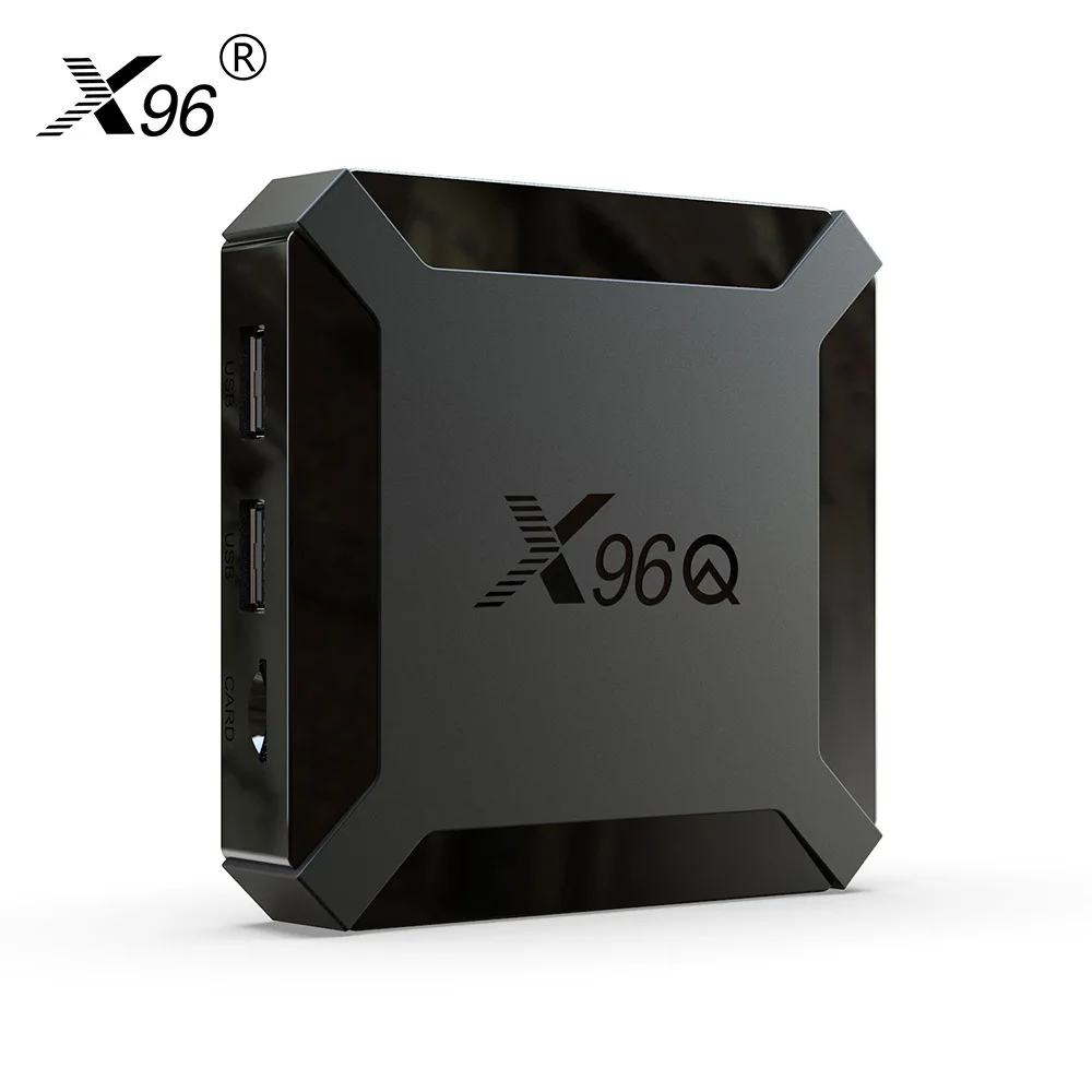 TV Box X96Q 2GB/16GB Android 10.0 4K Allwinner H313 Quad Core 2.4G Wifi Google Player Youtube Media Player X96 Smart Set Top Box