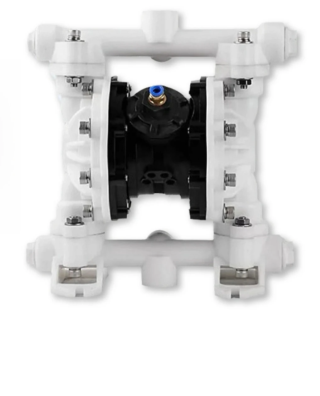 Pump DN15 0-1m³/h Aluminum Alloy Acid Alkali Resistant Vacuum Chemical Sewage Pump QBY Plastic Air Operated Diaphragm