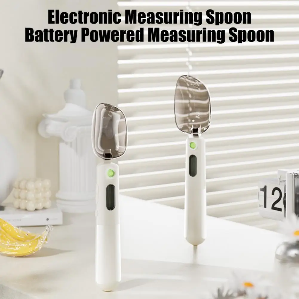 Kitchen Scale Spoon Soft Light Display Spoon Scale Digital Measuring Spoon Scale 500g High Precision Electronic for Cooking