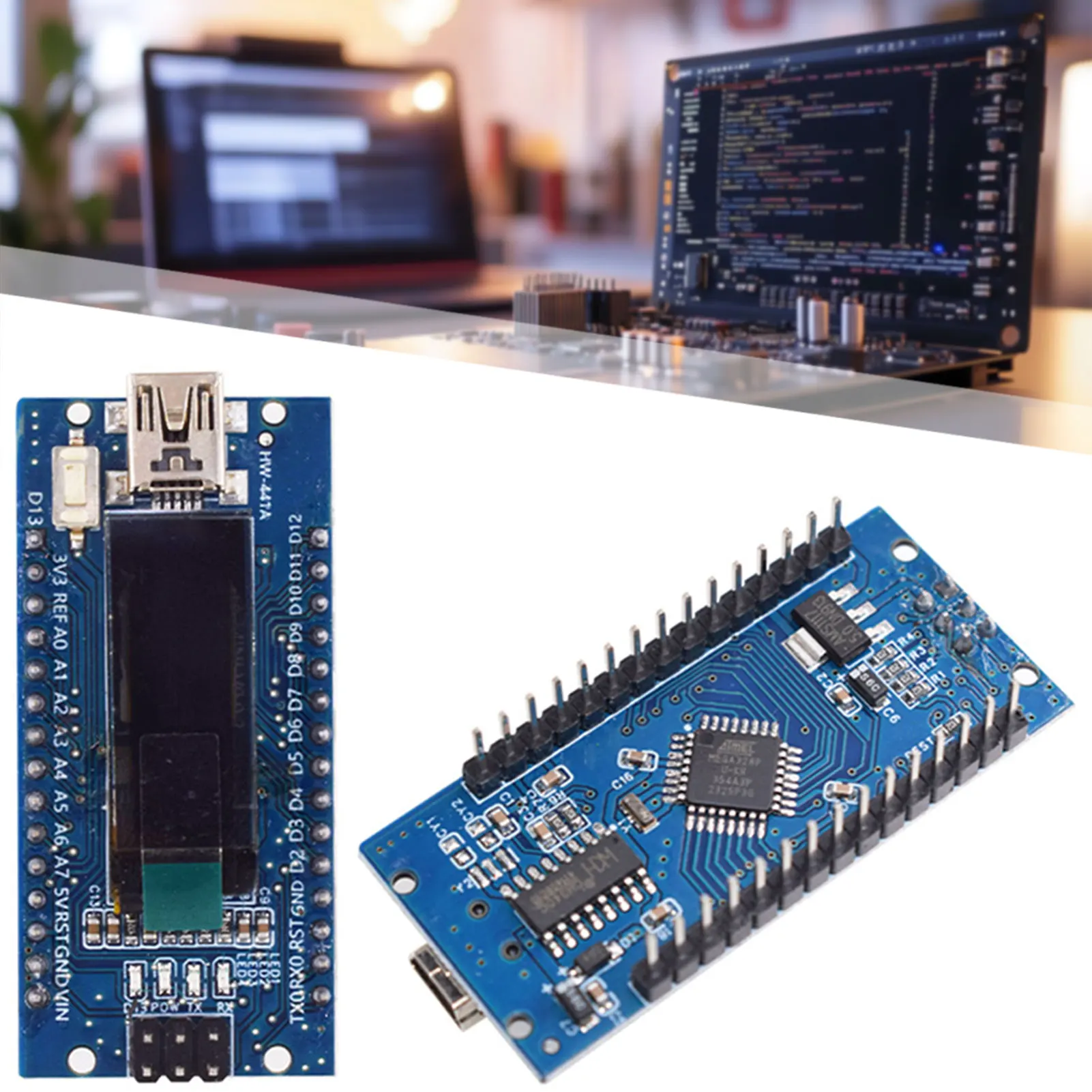 Micro Controller Board With OLEDs Display Controller Terminal Adapter Expansion Board For Hobby