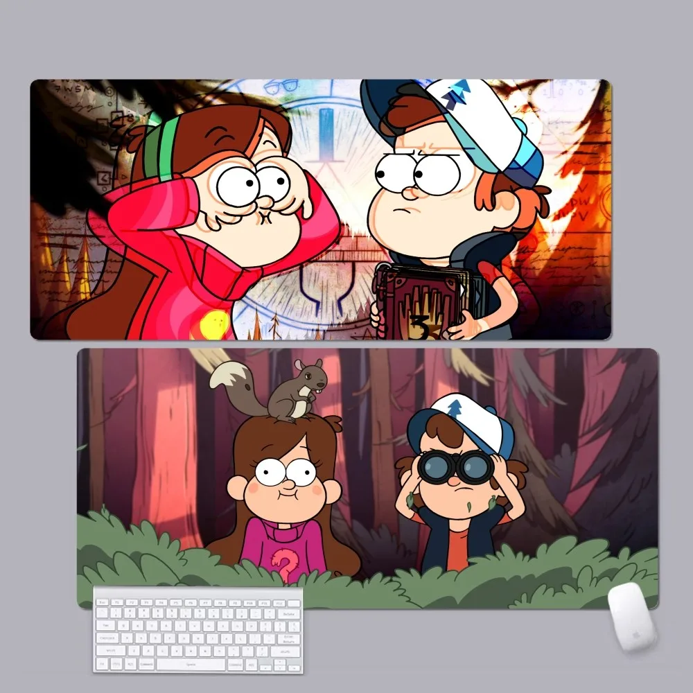 Disney Gravity Falls Mousepad Custom Skin Office Computer Desk Mat Table Keyboard Big Mouse Pad Laptop Cushion Non-slip