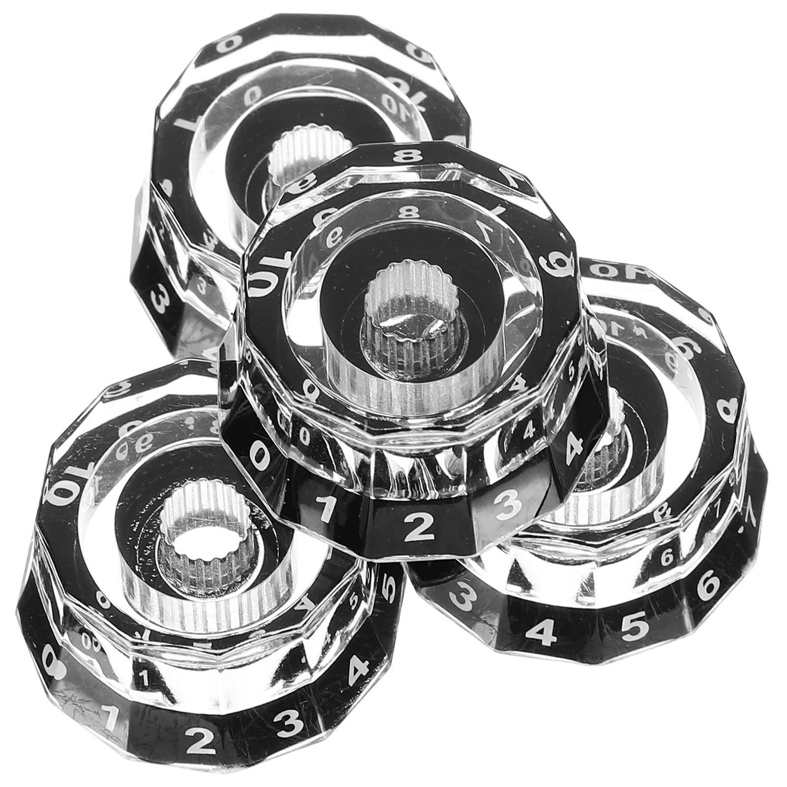 

4 pcs Electric Knobs Volume Musical Instrument Guitar Knobs Replacement Parts Accessories Music Instrument Guitar