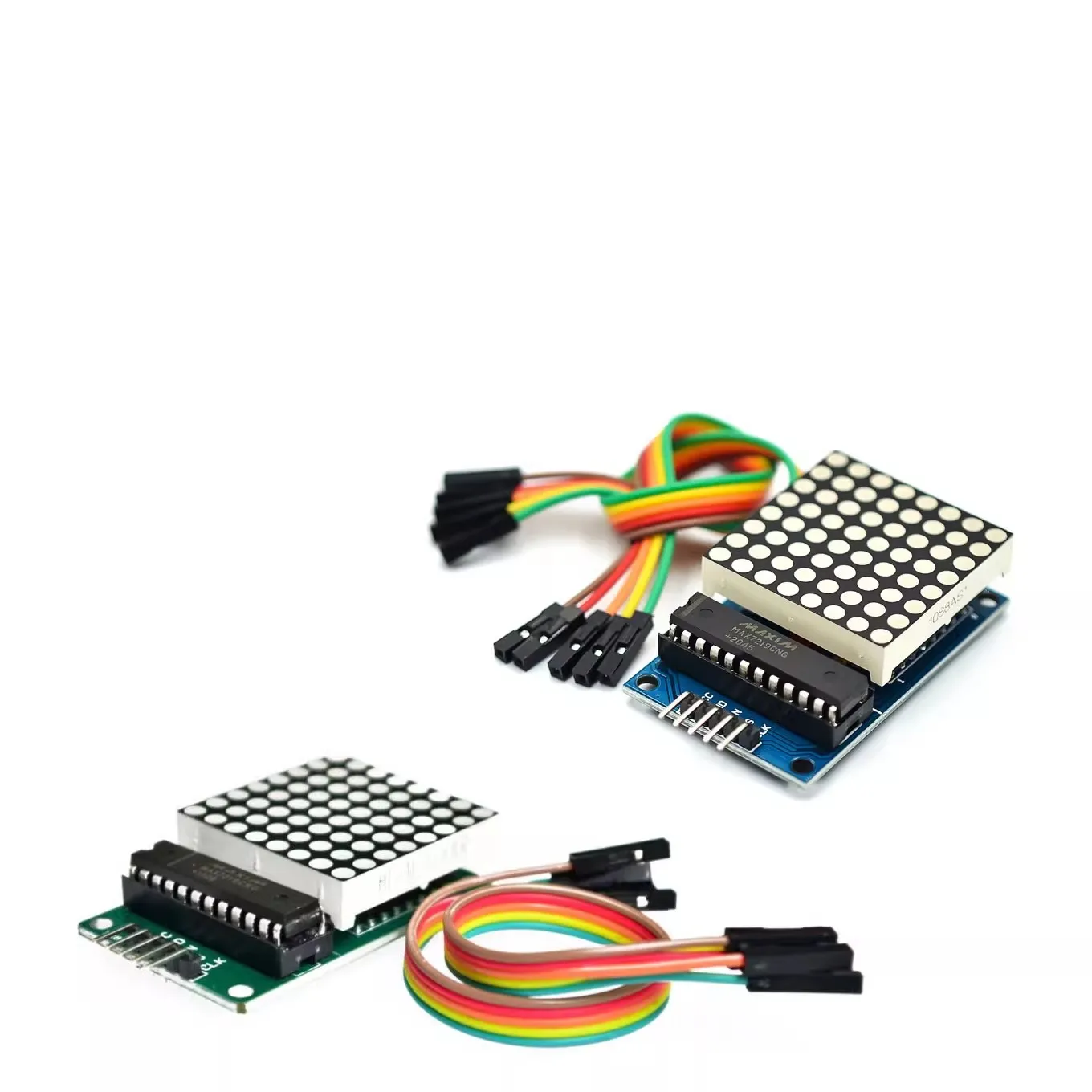 Решетчатый модуль MAX7219 Модуль управления Модуль MCU Кабель дисплея