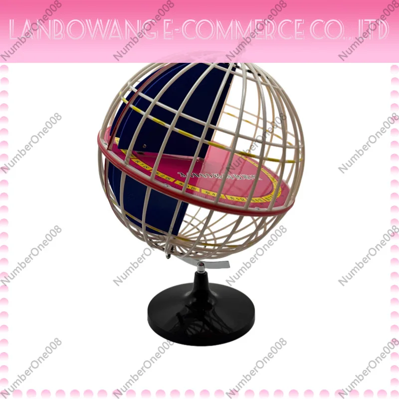 Globe terrestre de 32 cm pour l'enseignement de la géographie au collège, outil pédagogique, modèle éducatif de longitude et de latitude