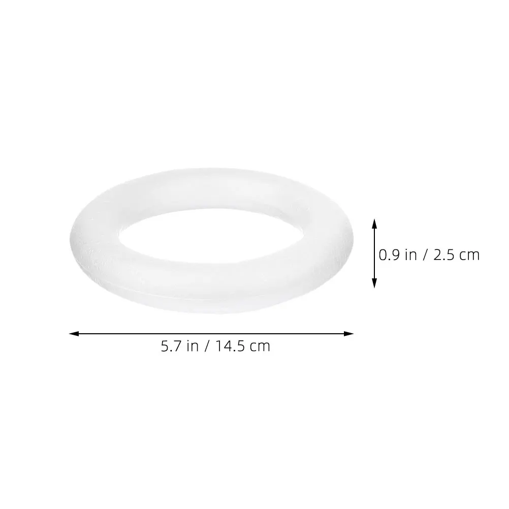 Diy Foam Rings Foam Ring Decoration Craft Circle Festival Party Foams Model Diy Ring Blank Statue Models For Wedding Party Decor