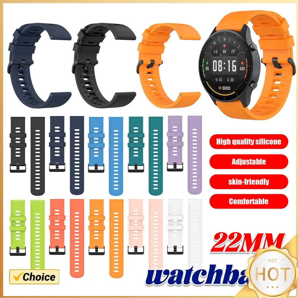 

Silicone Bracelet Strap for Xiaomi MI Watch S1 Active/Watch Color Band Smartwatch Belts Replacement Wristband Accessories