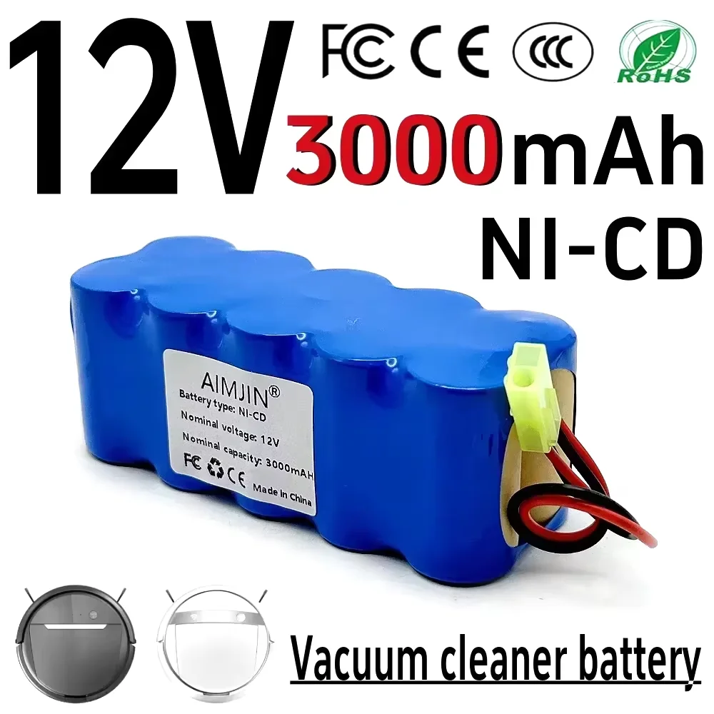 

12V 3000mAh SC Battery Pack For Rowenta 12V RH5488 RH846301 RH846901 RS-RH5205 Robot Vacuum cleaner battery