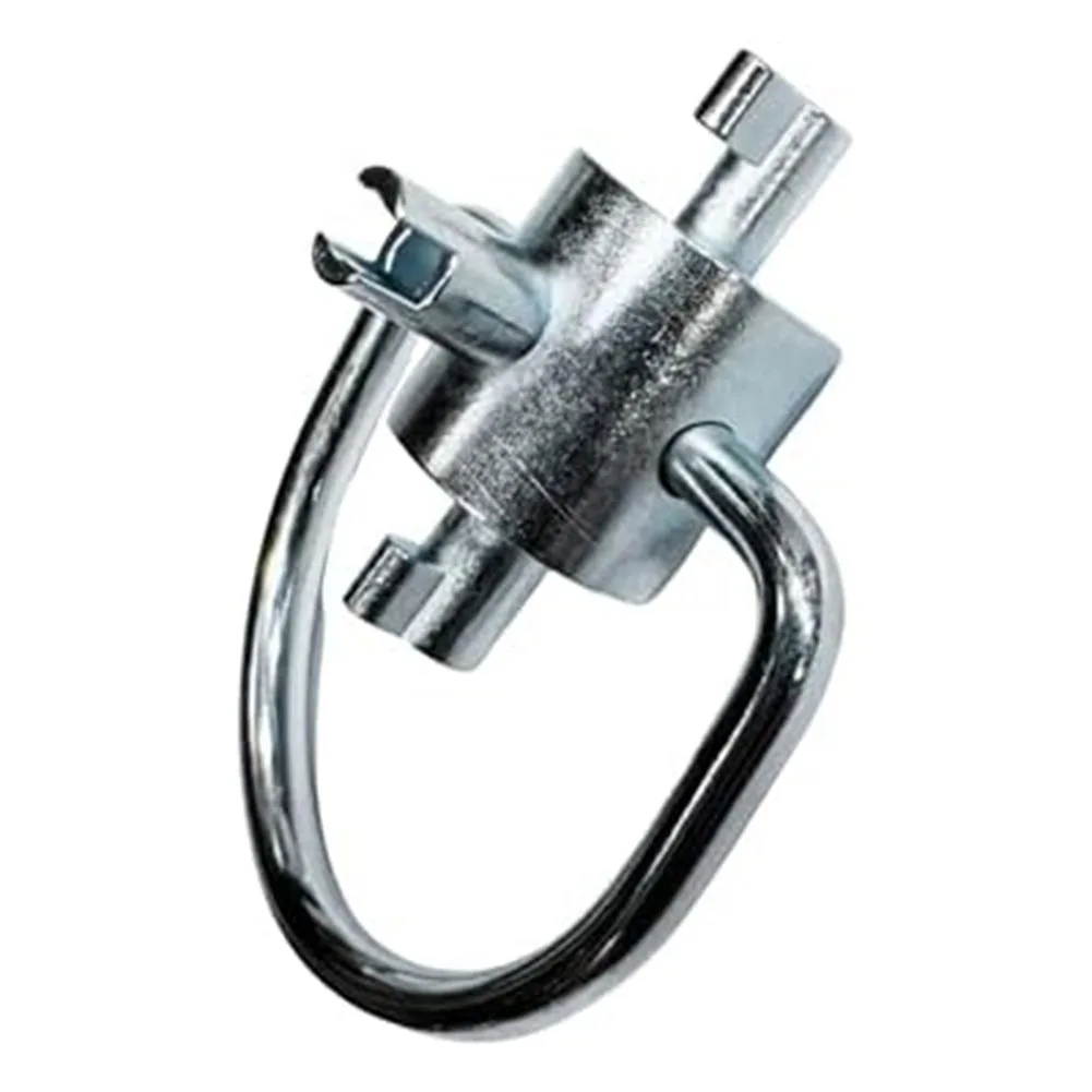 

7*5*1cm HVAC Service Tool 3 In 1 Locking Cap Key Tool 3-in-1 Tool Enhanced Service Efficiency Multi-Function Design