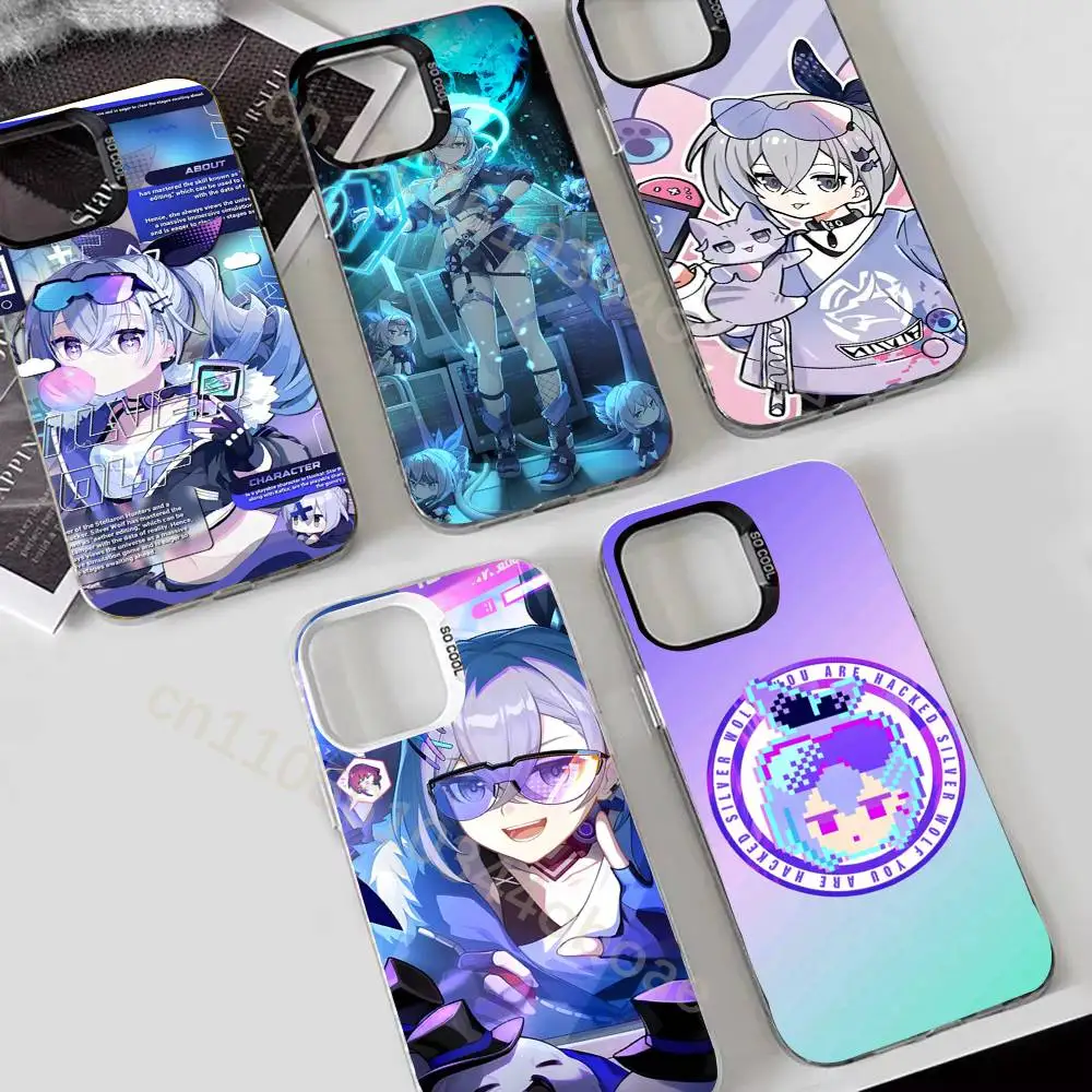 

Honkai SP Silver Wolf Phone Case For iPhone 17,16,15,14,13,12,11,Pro,MAX,Plus TPU Soft To Skin-friendly Cover