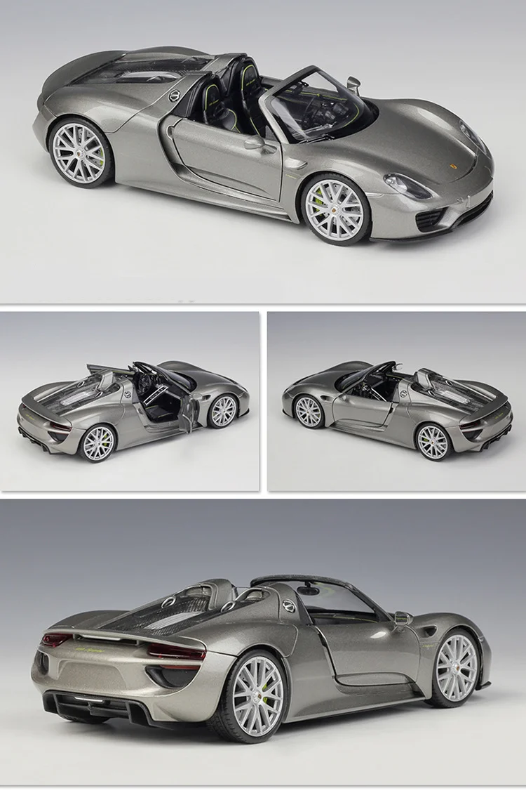 Welly 1:24 Porsche 918 Legierung Sportwagen Modell Druckguss Metall Rennwagen Fahrzeuge Modell Simulation Sammlung Kinder Spielzeug Geschenk – Detail 8