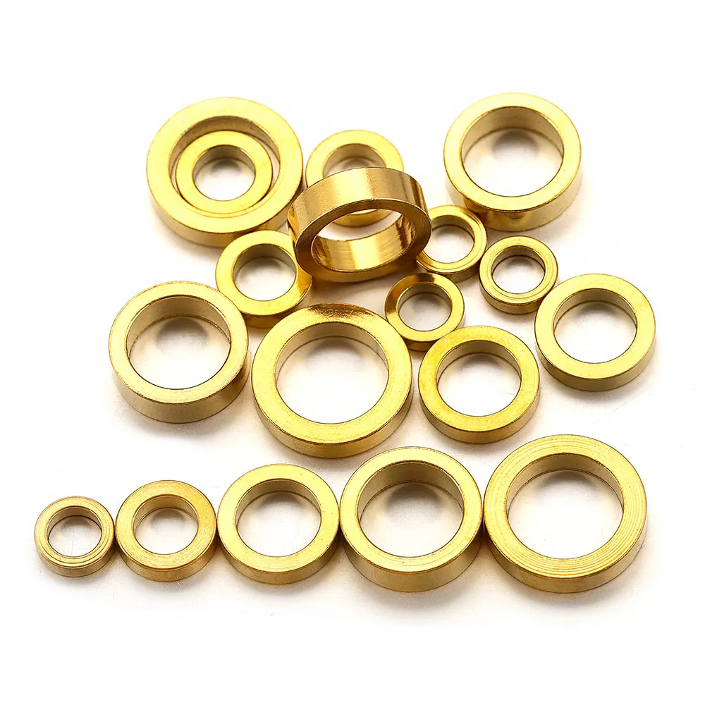 10pcs Stainless Steel No-Fade Gold Plated PVD Large Hole Spacer Bead DIY Bracelet Necklace Jewelry Making Accessories Wholesale