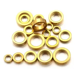 10pcs Stainless Steel No-Fade Gold Plated PVD Large Hole Spacer Bead DIY Bracelet Necklace Jewelry Making Accessories Wholesale