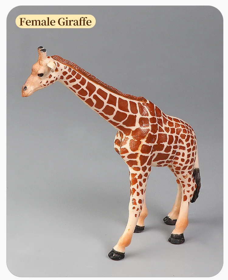 African Wildlife World Giraffe Set – Lernspielzeug mit Tiermodellen, Actionfiguren für Kinder, Simulations-Lernspielzeug – Detail 7